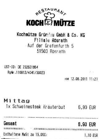 asmt H�ffner Kochm�tze Restaurant